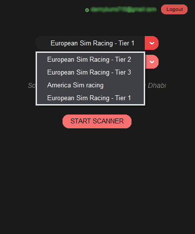 How to choose your league on the client app