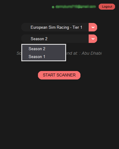 How to choose your season on the client app