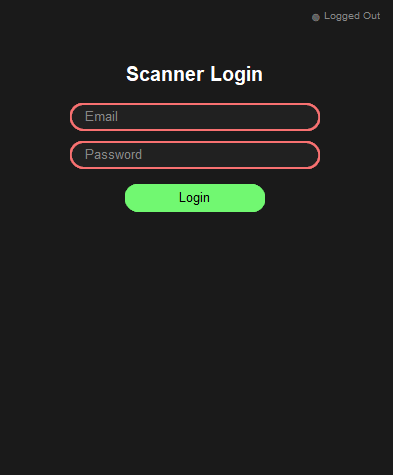 How to login to the client app